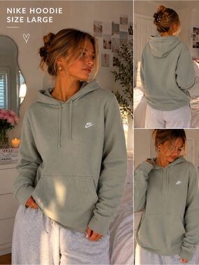 READ DESCRIPTION: Women’s Nike Sage Green Pullover Hoodie